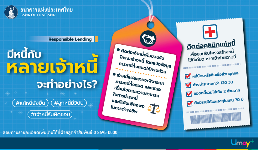 มีหนี้กับหลายเจ้าหนี้